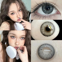 Yimeixi-Lentes de Contato Coloridas com Miopia