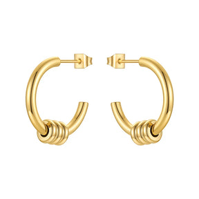 Brincos C Forma 18K