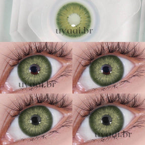 UYAAI 1 Par (2 Peças) Lentes De Contato Coloridas