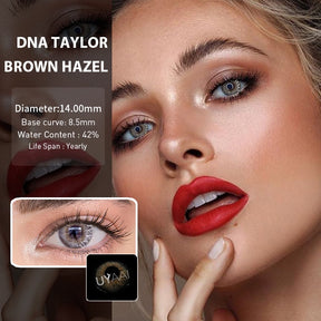 TAYLOR Uyaai 2 Peças / Par Lentes De Contato Coloridas Para Cosméticos