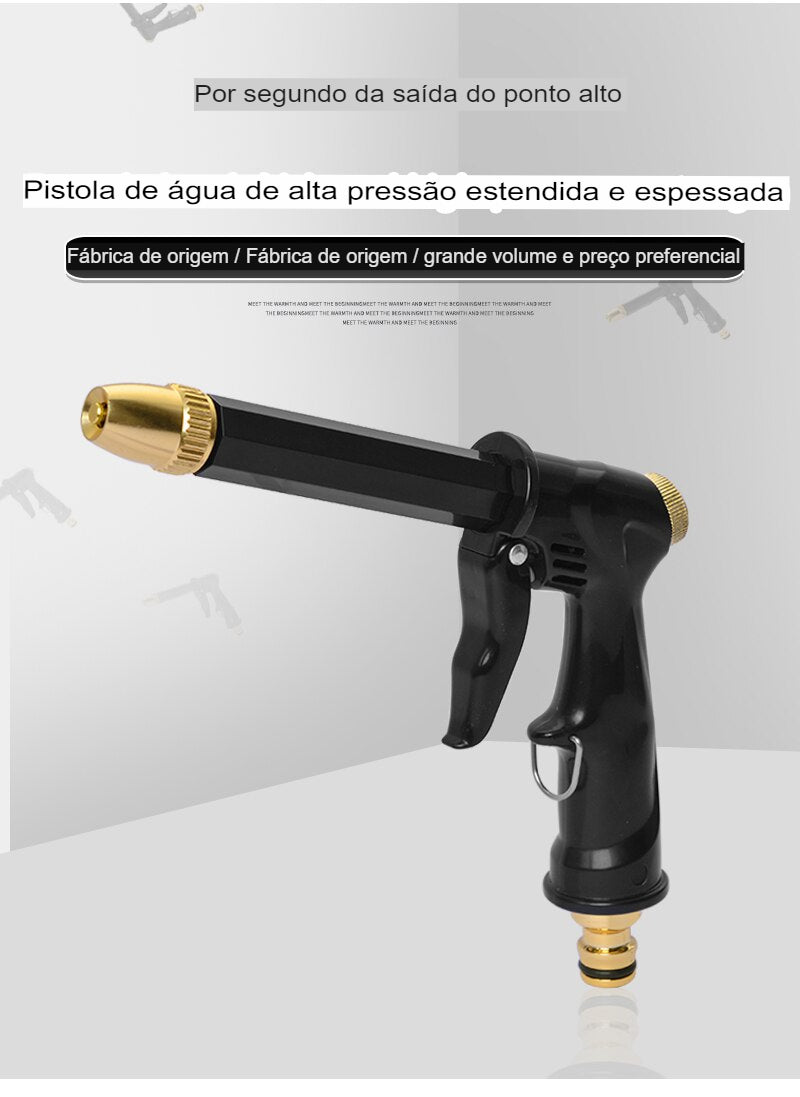 Pistola De Água De Alta Pressão Portátil Para Limpeza