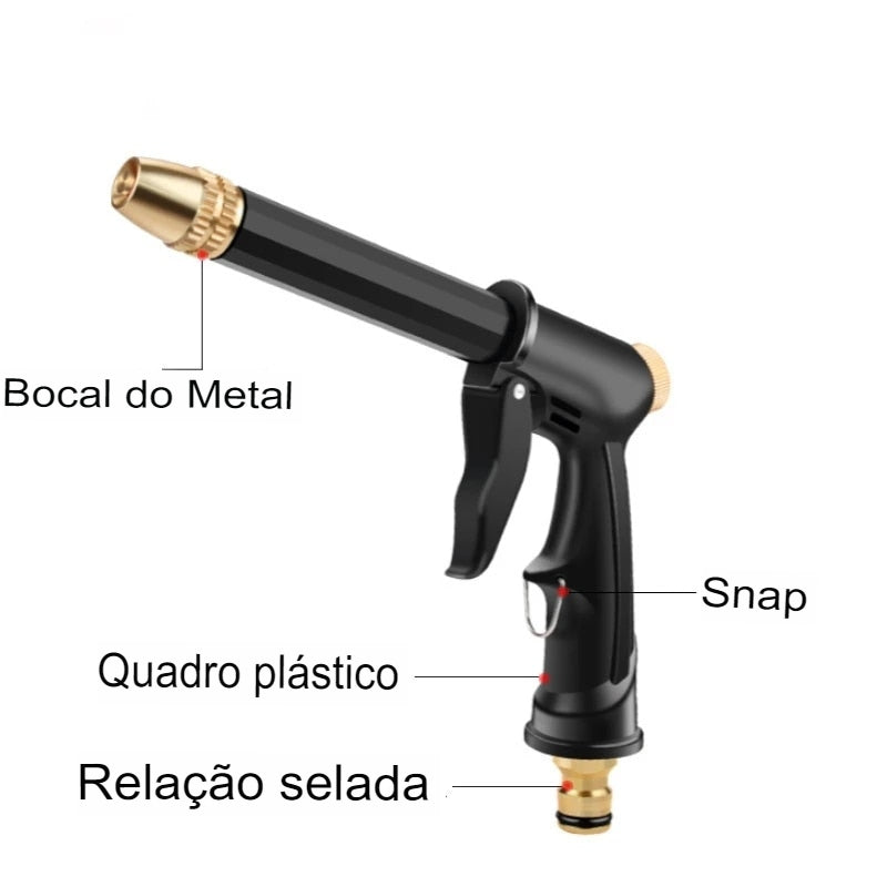 Pistola De Água De Alta Pressão Portátil Para Limpeza