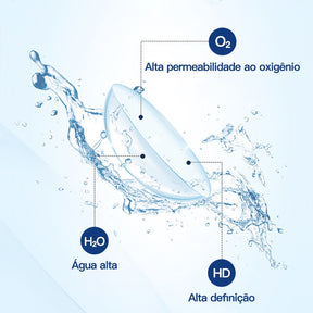 lentes de contato com grau miopia Magister (-1.00~-8.00)