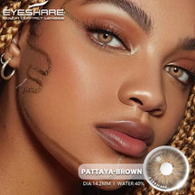 EYESHARE Par De Lentes De Contato Coloridas Para Olhos Naturais