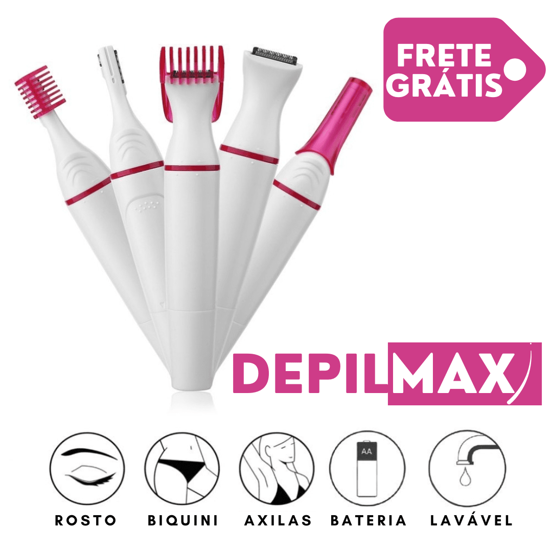 DEPILADOR FEMININO MAX PRO 5 EM 1