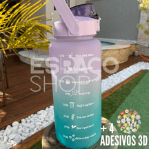 Garrafa de Água 2L - Love Sky + Adesivos de brinde