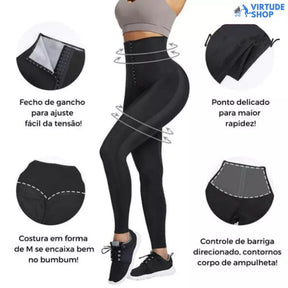 Modeladora Efeito Sauna - Queima Gordura e Reduz Medidas