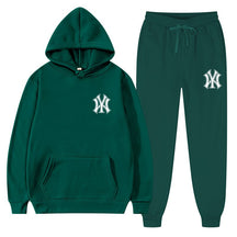 Conjunto 2 peças moletom com capuz e calças de cordão Unissex - New Era Original