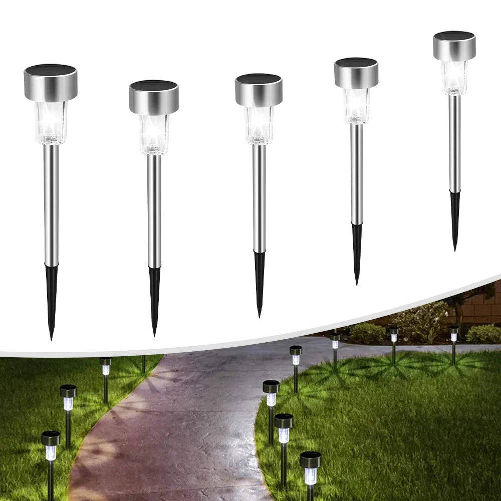 Luminária de Led Solar Para Jardim Á Prova  D' Água