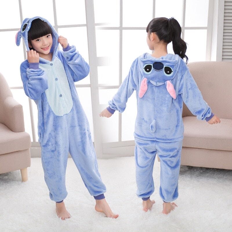 Pijama Litlle Stitch Azul