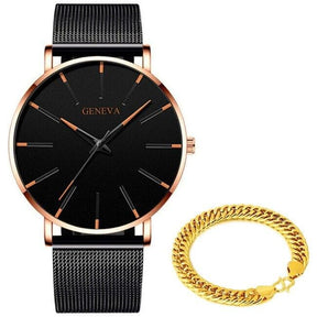 Relógio Minimalista Masculino Geneva