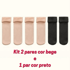 Meias Thermo - Meias Térmicas de Inverno Kit
