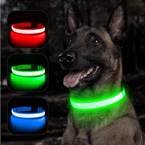Coleira Luminosa de Led Recarregável: Garanta a Segurança do seu Cão em Passeios Noturnos