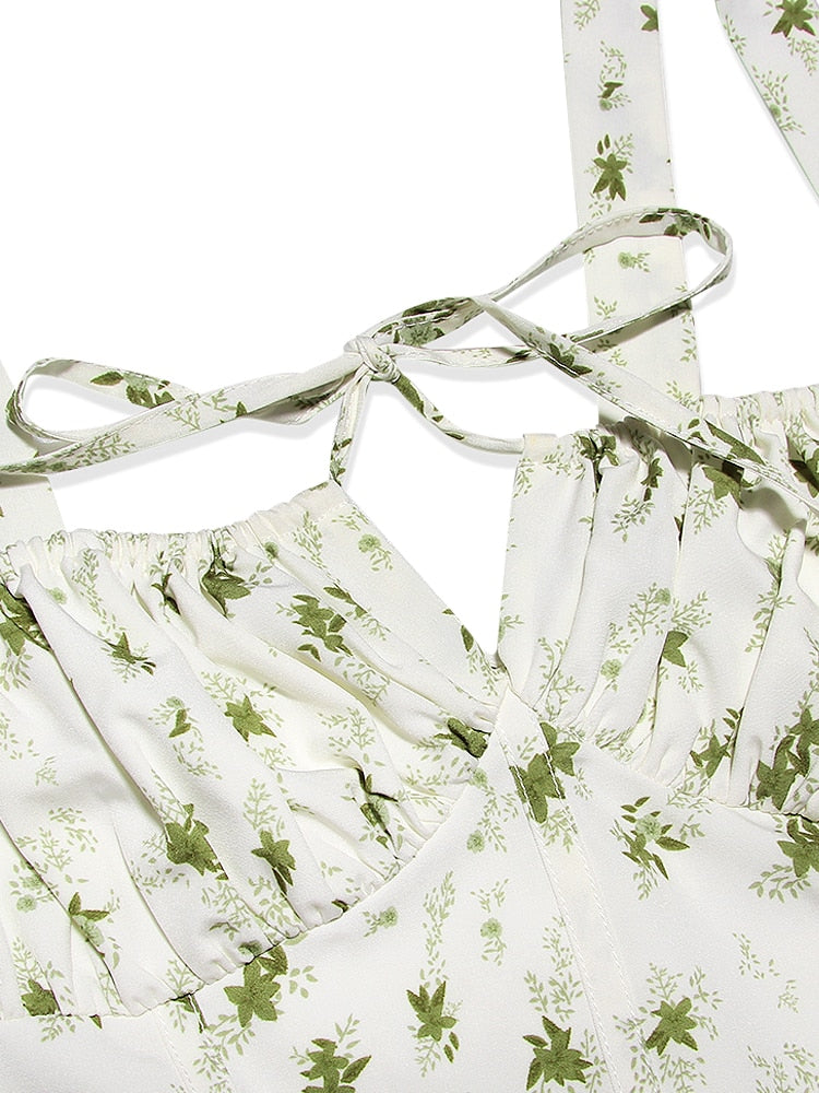 Vestido Florence floral Verde