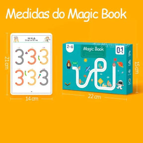 Caderno de Traço e Desenho Infantil - Livro Mágico