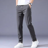 Calça Masculina Comfort Flex Slim C/ Cordão Cinza Escuro / 38 1004