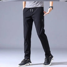 Calça Masculina Comfort Flex Slim C/ Cordão Preto / 38 1004