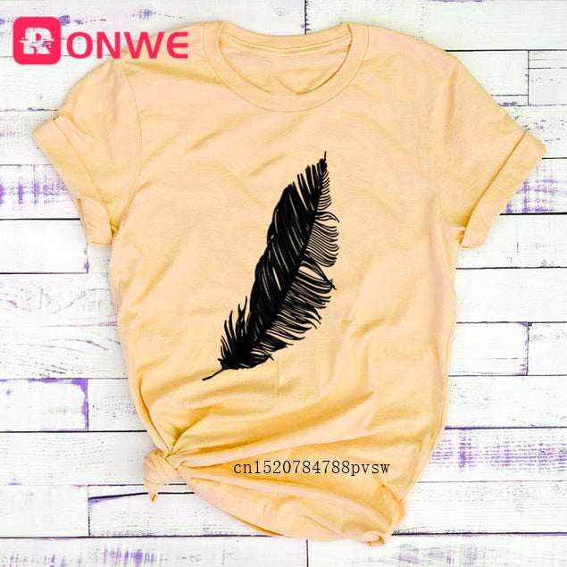 Tshirt feather