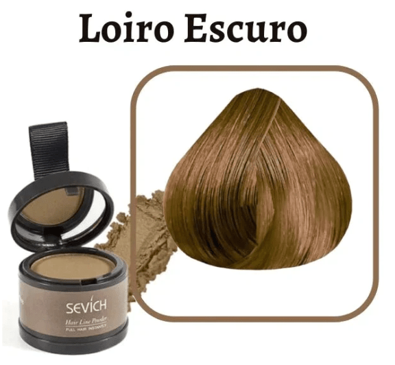 Tinta de cabelo em pó - Sevích™ Tok Novidades Loiro Escuro 