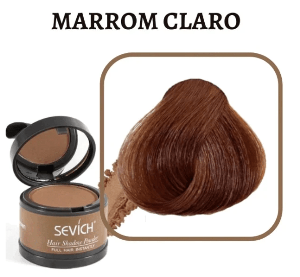 Tinta de cabelo em pó - Sevích™ Tok Novidades Marrom Claro 