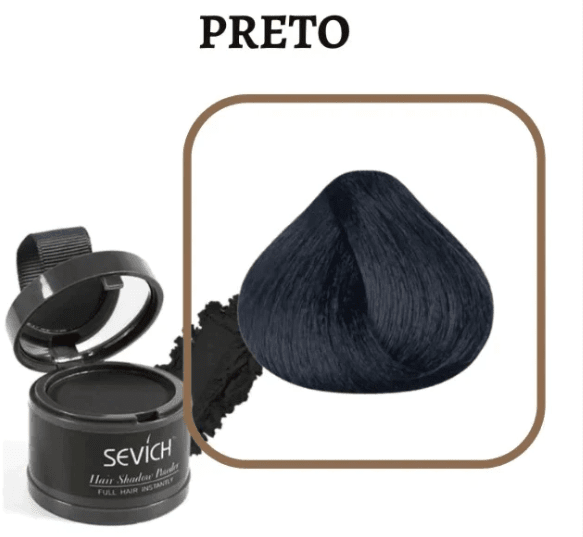 Tinta de cabelo em pó - Sevích™ Tok Novidades Preto 