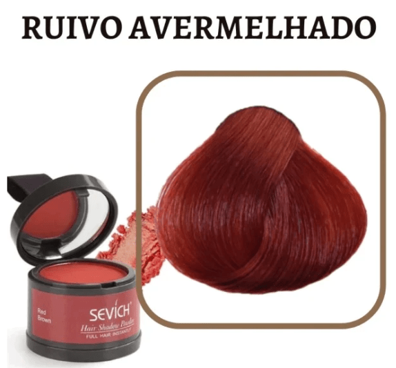 Tinta de cabelo em pó - Sevích™ Tok Novidades Ruivo Avermelhado 