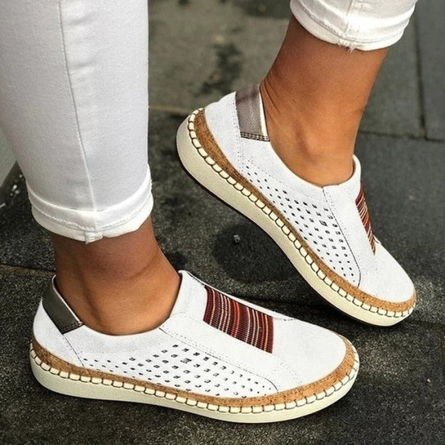 Tênis Mocassim Feminino Solado Duravél Corda